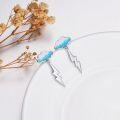 wholesale 925 Sterling Silver Lightning Bolt Cloud Stud Earrings for Women Girls Teens-0-3