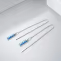 TOUPOP Sterling Silver Created Opal Threader Earrings Bar Leaves Sunflower Rose Daisy-0-1