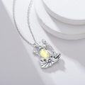 wholesale 925 Sterling Silver Crystal Frog Birthstone Pendant Necklace for Women-0-2