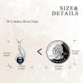 wholesale 925 Sterling Silver Phoenix Pearl Pendant Necklace - 25mm High Polish Hope Charm Gift for Women-0-3