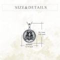 wholesale 925 Sterling Silver Bee Pendant Necklace - Lovely Embossed Design, Meaningful Gift for Bee Lovers, Adjustable Chain-0-2
