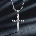 wholesale 925 Sterling Silver &  Mens Baseball Bat Cross Pendant Necklace 24 Chain-0-1