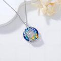 wholesale TOUPOP Tree Of Life Chicken/duck/goose Necklace 925 Sterling Silver Crystal Jewelry Gifts For Women -0-4