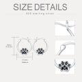 wholesale Animal Hoop Earrings S925 Sterling Silver Dachshund/paw/french Bulldog/wiener Dog Earrings For Women Dog Hoop Earring Jewelry Birthday Gifts For Women Daughter Girlfriend Wife Anniversary -0-3
