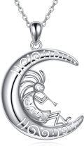 wholesale 925 Sterling Silver Moon Fairy Pendant Necklace Magical Fantasy s for Her-0-0