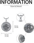 wholesale 925 Sterling Silver Nordic God Freyr Pendant Necklace  Norse Mythology Jewelry for Men-0-3