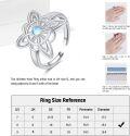 wholesale 925 Sterling Silver Witches Knot Adjustable Protection Ring for Women Girls-0-5