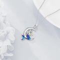 wholesale 925 Sterling Silver Moon & Mermaid Starfish Pendant Necklaces for Women Girls s-0-4