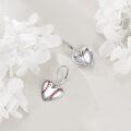 wholesale 925 Sterling Silver Heart Baseball Soccer Dangle Drop Sports Themed Earrings Gifts for Women-0-4
