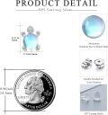 wholesale 925 Sterling Silver Turquoise Sea Turtle Stud Earrings - Hypoallergenic Ocean Jewelry-0-3