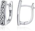 wholesale 925 Sterling Silver Celtic Knot Huggie Hoops with Lever Backs - Mens & Womens  Set-0-0