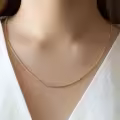 wholesale 925 Sterling Silver 14K Gold Plated Cubic Zirconia Cut Round Chain 1 3mm w Lobster Clasp 16 26-0-4