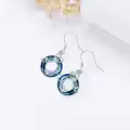 TOUPOP Sterling Silver Crystal Stethoscope Dangle Earrings Nurse Gifts-0-3