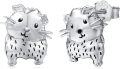 wholesale 925 Sterling Silver Guinea Pig Stud Earring Set for Women Girls Animal Lover Gifts 3D Cute Pet Jewelry Sets Minimalist Fashion Accessories Valentines Day Birthday Present Ideas-0-0