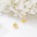 wholesale 14k Gold Celtic Trinity Knot Stud Earrings For Women-0-3