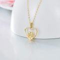 wholesale 14K Gold Mother & Child Heart Necklace - Mommy and Me  Set-0-3