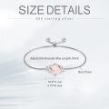 wholesale 925 Sterling Silver Abalone Shell Square Charm Adjustable Bolo Bracelet for Women-0-47