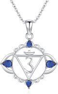 wholesale 925 Sterling Silver 7 Chakra Healing Stone Pendant Necklaces for Women-0-0