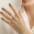 wholesale 925 Sterling Silver Blue Opal Infinity Symbol Rings Wholesale Women Fashion Wedding Party Jewelry Gift-0-1