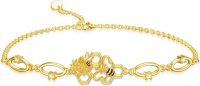 wholesale 925 Sterling Silver Honeycomb Bee Charm Bracelet for Women and Girls-Bee