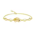 wholesale 925 Sterling Silver Honeycomb Bee Charm Bracelet Wholesale for Women and Girls-0-0