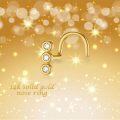 wholesale Gold Plated CZ Nostril Ring for Women - 3 Stone Design Nose Stud Hoop Earrings (18g/20g)-0-5