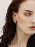 wholesale 925 Sterling Silver Basketball Shape Sporty Leverback Drop Earrings for Women-0-4