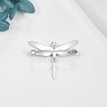 wholesale 925 Sterling Silver Blue & Green Enamel Dragonfly Brooch Pins for Women Girls Gifts Christmas Jewelry 2023-0-2