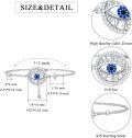 wholesale 925 Sterling Silver Evil Eye Celtic Bracelet with Star and Dangle Charm-0-2