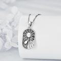 wholesale 925 Sterling Silver Aquarius Zodiac Sign Pendant Necklace for Women-0-2