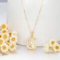 wholesale 14K Gold Cat Pendant Moon Butterfly Charm Necklace for Women Girls  16-18 Chain-0-2
