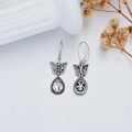 wholesale 925 Sterling Silver Butterfly Earrings Wholesale With Peridot Stones-0-2