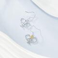 wholesale 925 Sterling Silver Pickleball Earrings Wholesale For Women And Girls Sporty Dangle Jewelry-0-3