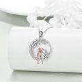 wholesale 925 Sterling Silver Angel Pendant Necklace Friendship s for Best Friend-0-1