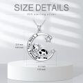 wholesale TOUPOP Cow Necklace 925 Sterling Silver Cute Cow Pendant Jewelry Necklace Cows Gifts For Women -0-1