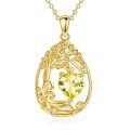 wholesale 925 Sterling Silver Heart Pendant Necklace Wholesale Gold Plated-0-35