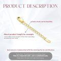wholesale 10K Yellow Gold 1 2 3 4 5 Necklace Extender Chain w Double Spring Clasp Bracelet Anklet Extension-0-13