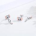 wholesale 925 Sterling Silver Cutie Dog Axolotl Dangle Drop Stud Earrings for Women Girls Hypoallergenic  Idea-0-2