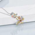 wholesale 925 Sterling Silver Nautical Anchor & Starfish Pendant Necklace w/ Rope Accents-0-2