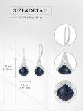 wholesale Sterling Silver Celtic Teardrop Drop Earrings Jewelry Gifts for Women-0-1