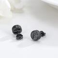 wholesale 925 Sterling Silver Round Number 16 Stud Earrings for Men & Women - 18th/16th Birthday Gift Ideas Anniversary Xmas Jewelry Accessories-0-1