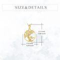 wholesale 14K Gold Plated Tree of Life Pendant Necklace for Women-0-3