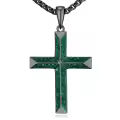 TOUPOP 925 Sterling Silver Cross Pendant Necklace Religious Jewelry Gift-0-0