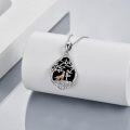 wholesale TOUPOP Wolf Horse Necklace Sterling Silver Animal Wolves/horse Jewelry Gifts For Women Mom Birthday -0-1