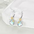 wholesale 925 Sterling Silver Dragonfly Moonstone Hypoallergenic Leverback Dangle Earrings for Women Gifts-0-2