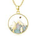wholesale 925 Sterling Silver Mountain Pine Tree Pendant Necklace-0-0