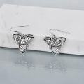 wholesale 925 Sterling Silver Celtic Cat Dangle Earrings - Unique s for Women-0-3