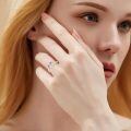 wholesale 925 Sterling Silver Rainbow Cross Open Ring With Engraving All Thing Are Possible-0-4