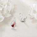 wholesale 925 Sterling Silver Strawberry Butterfly Drop Earrings for Women-0-3