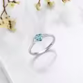 TOUPOP Sterling Silver Crystal Infinity Love Heart Rings For Women-0-4